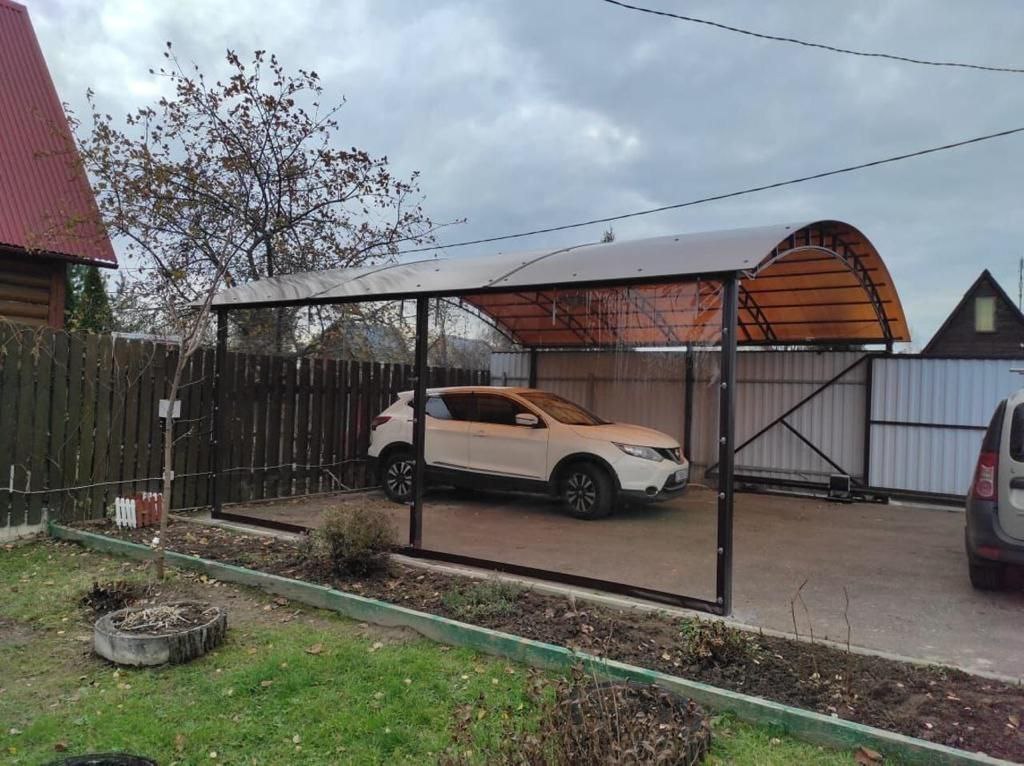 Прозрачные шторы ПВХ для навеса под автомобиль в Котельниках
